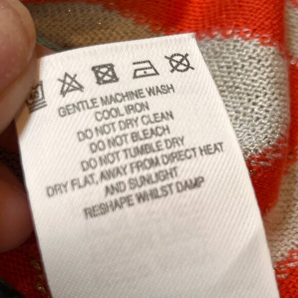 Mini Boden Blue Metallic Holiday Sweater Dress Girls 9-10Y Modest Family Photos - Picture 8 of 9